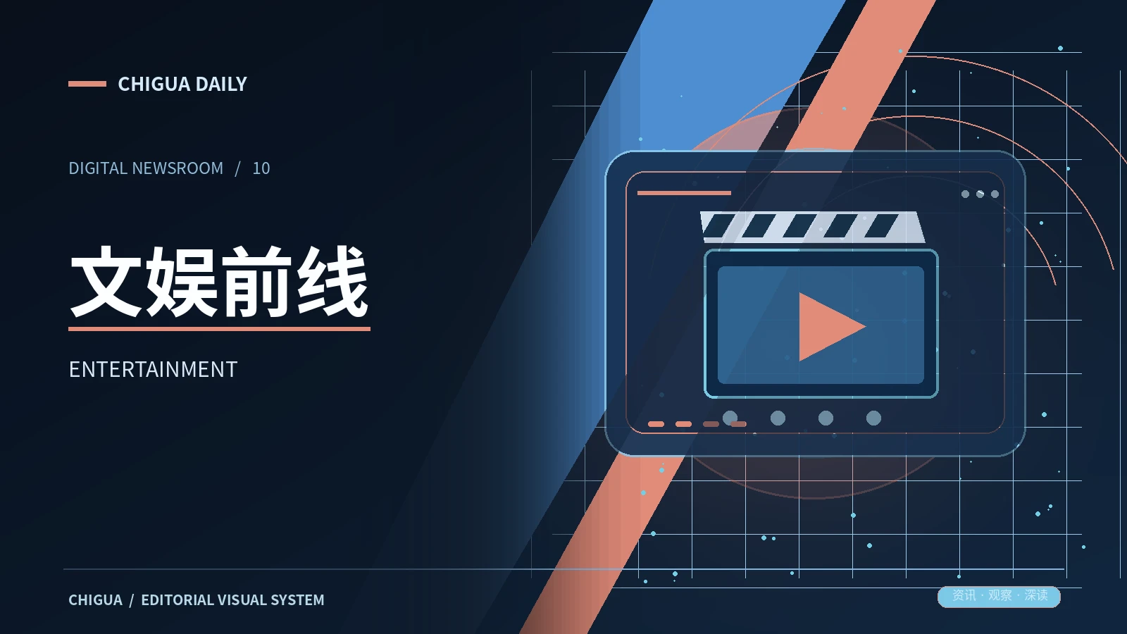 财经与科学主题视觉